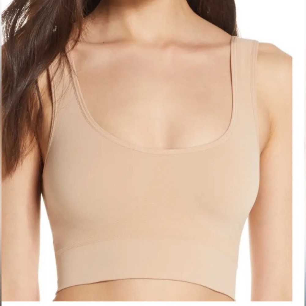 halogen nude bralette